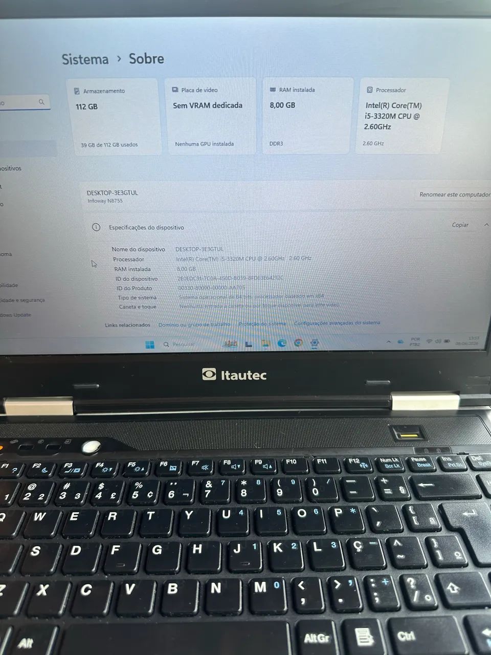 Notebook Itautec core i5 - Foto 5
