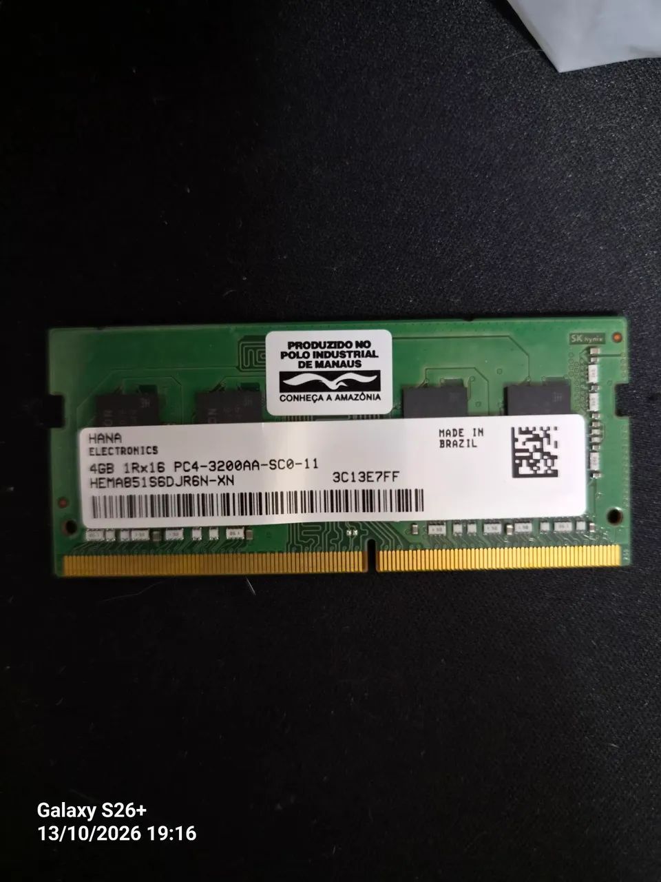 MEMORIA RAM 4GB DDR4 NOTEBOOK
