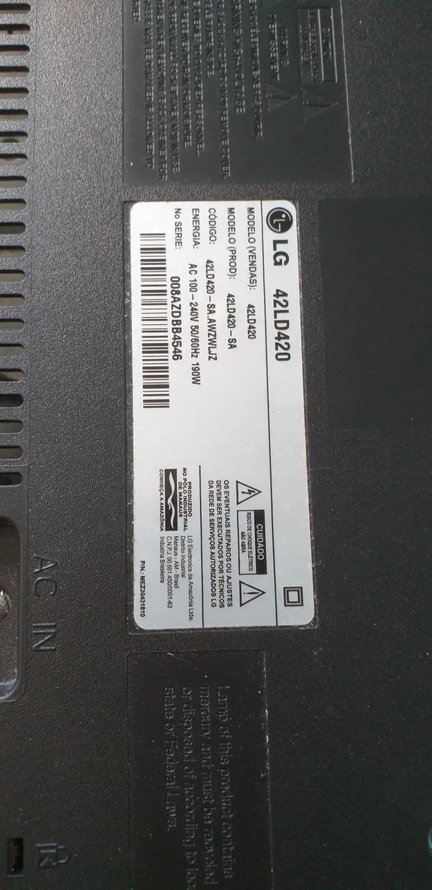 Televisão LG 42 Polegadas FullHD - Foto 2