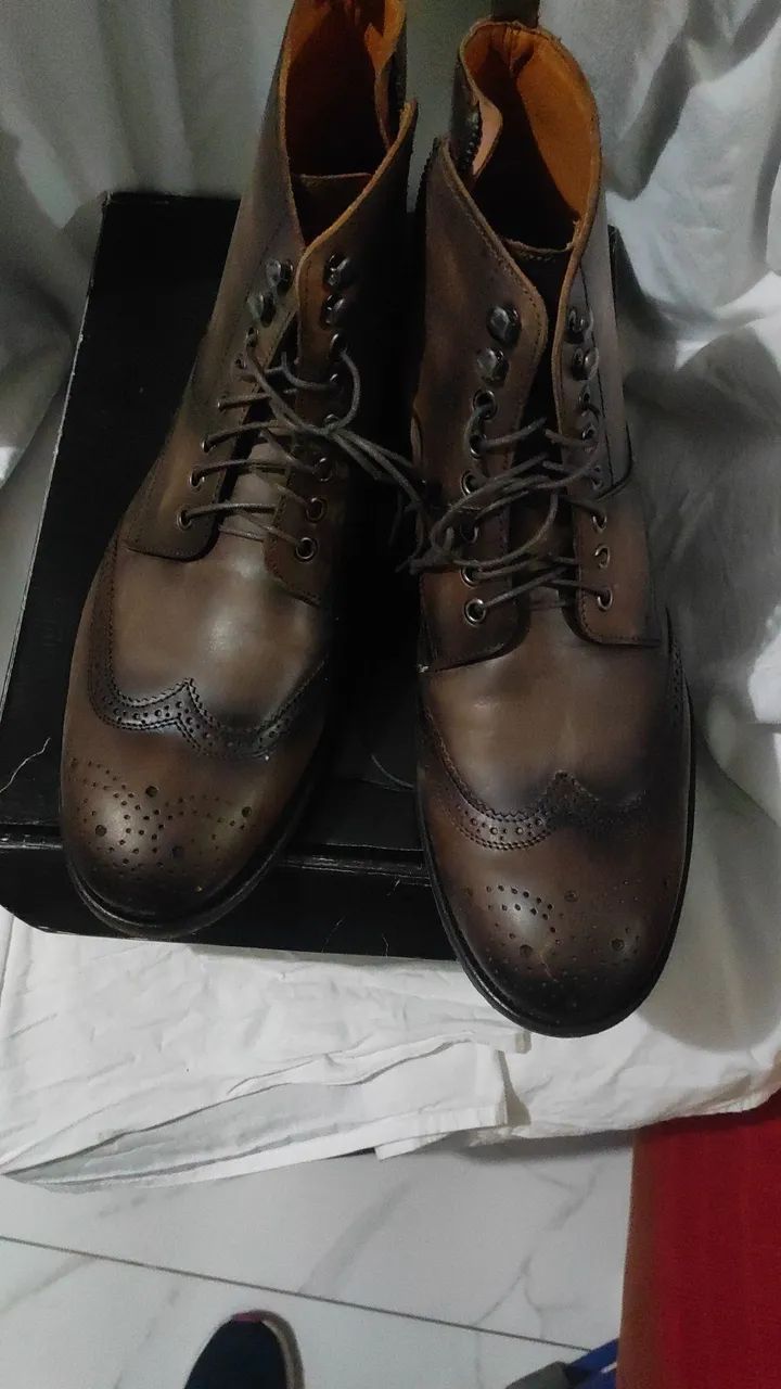 Bota coturno Hopper Original Conhaque 43