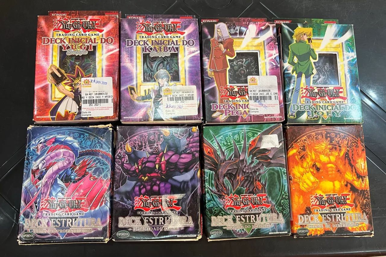 Deck Inicial Yu Gi Oh 1 edição PT BR