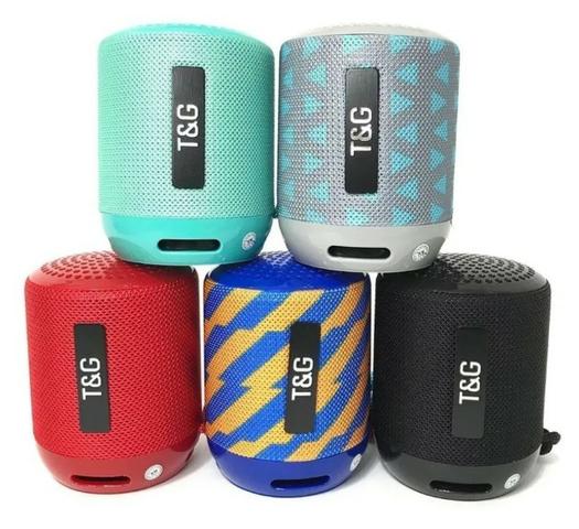 Caixa de Som Mini Portátil Sem Fio Bluetooth Speaker Áudio - Xtrad Tg129 - Mega Infotech