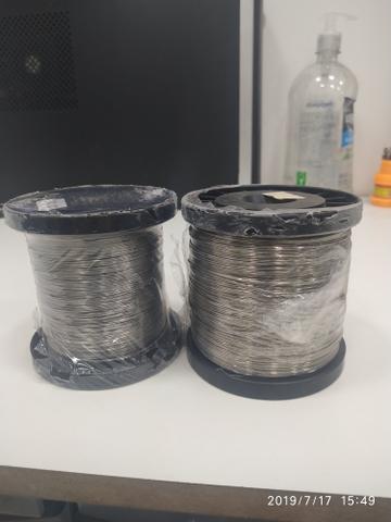 Fio de aço para cerca elétrica inox 0.45 e 0.6