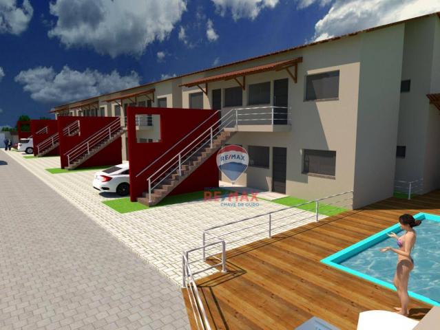 Apartamento com 2 dormitórios à venda, 65 m² por r$ 165.000,00 - cambolo - porto seguro/ba