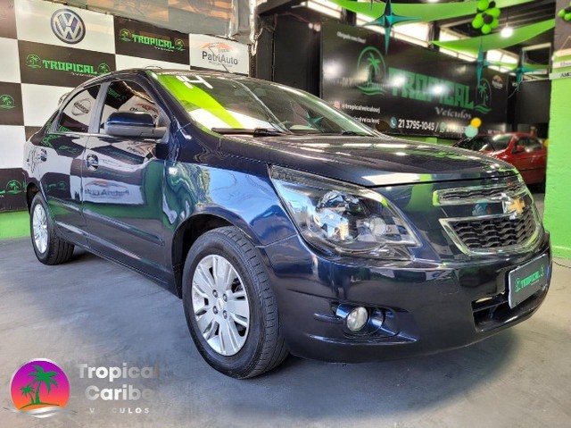 CHEVROLET COBALT LTZ 1.8 FLEX MANUAL AZUL 2014