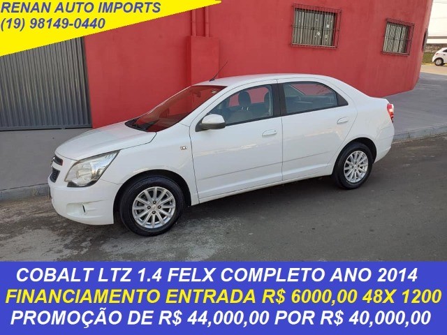 COBALT LTZ 1.4 FLEX COMPLETO ANO 2014 FINANCIAMOS ATÉ 100%