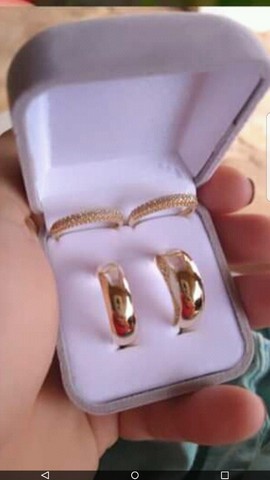 Par de alianças em moeda antiga 6mm boleadas solitário banhado 18k de brinde - Foto 5