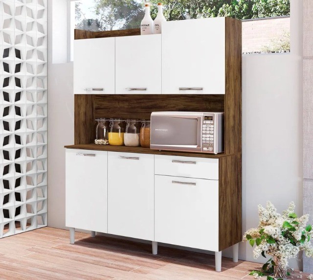 Kit cozinha armário modelo Gênova ]] Qualidade e confiança! [[