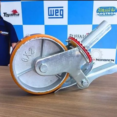 Rodas em poliuretano para Andaimes obra e Comercio