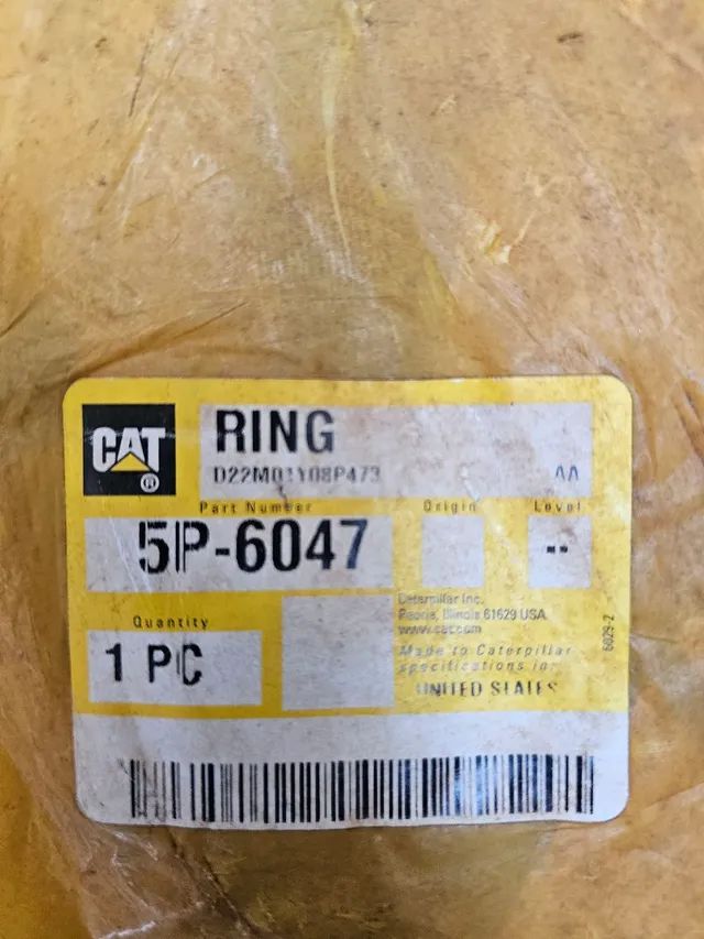 Equipamentos caterpillar anel trava novo original 5P6047 - Foto 3