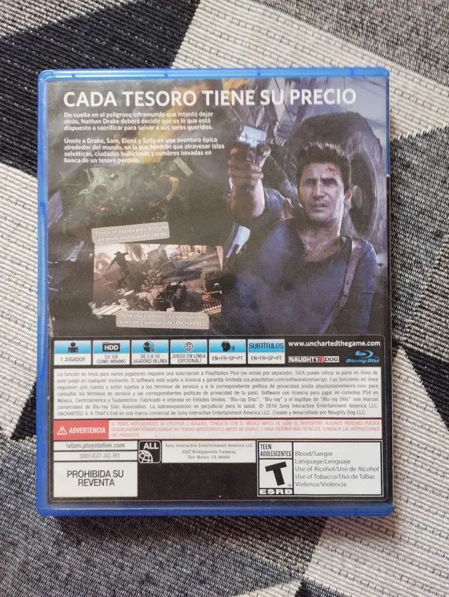 Uncharted 4 PS 4 mídia fisica - Videogames - Residencial Recanto do Bosque,  Goiânia 1247809497