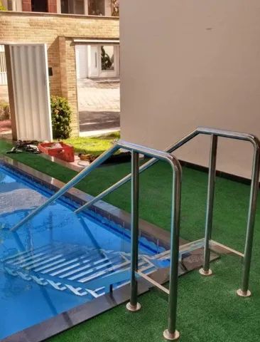 Guarda corpo e corrimão de inox e vidros - Foto 4