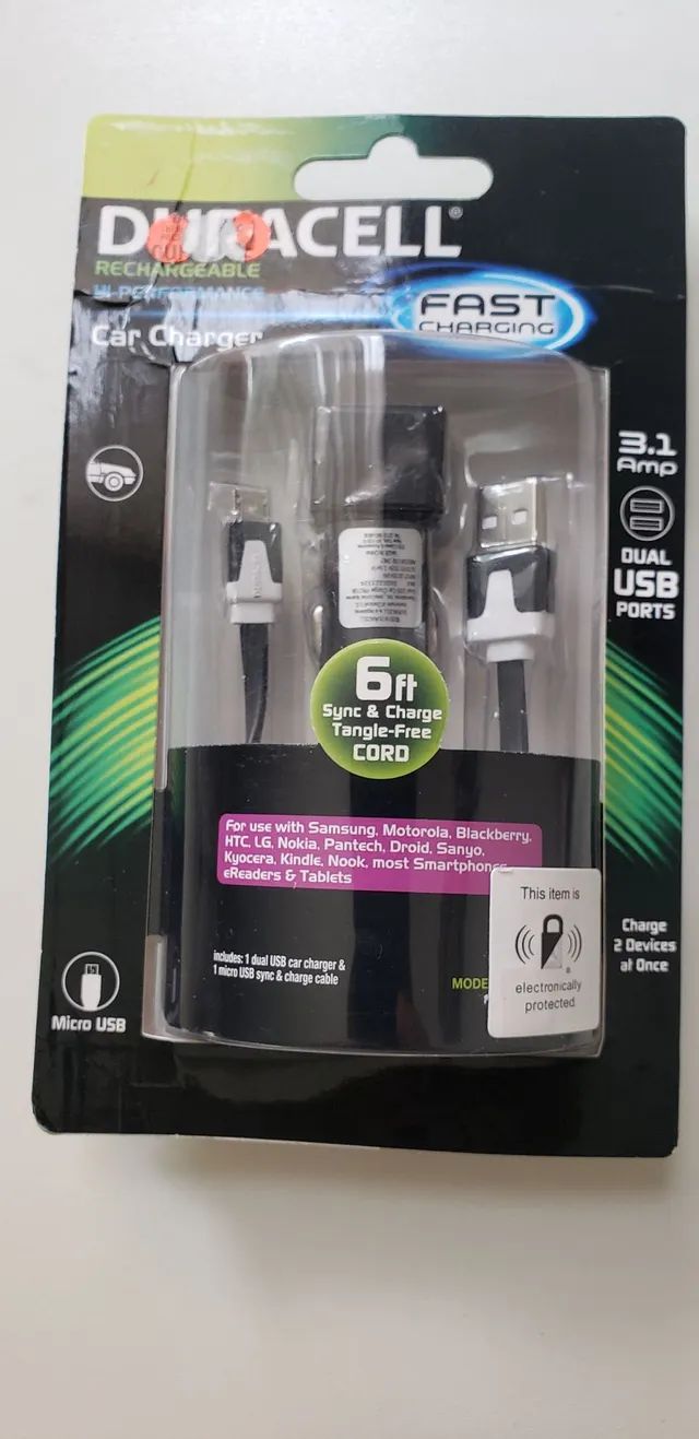 Carregador e cabo USB x micro USB  - Foto 2