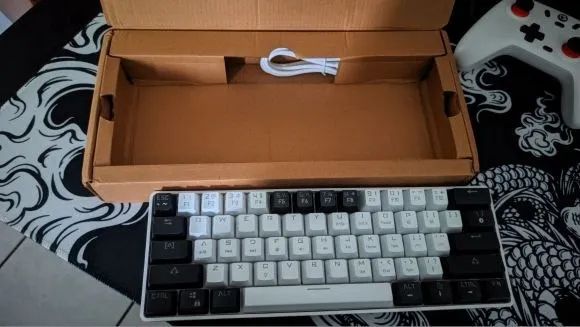 Teclado Mecânico Mucai Mk61 60% Switch Red Entrega gratis  - Foto 4