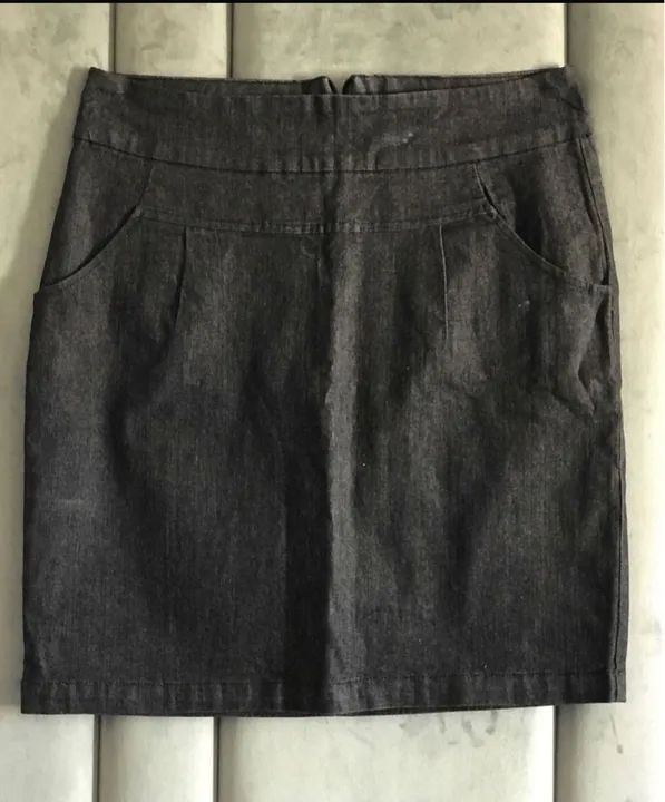 Saia Jeans tamanho 46 marca BLUK 