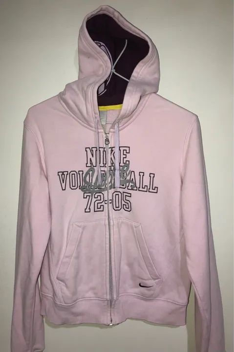 Jaqueta com capuz feminina tam P Nike - Foto 2