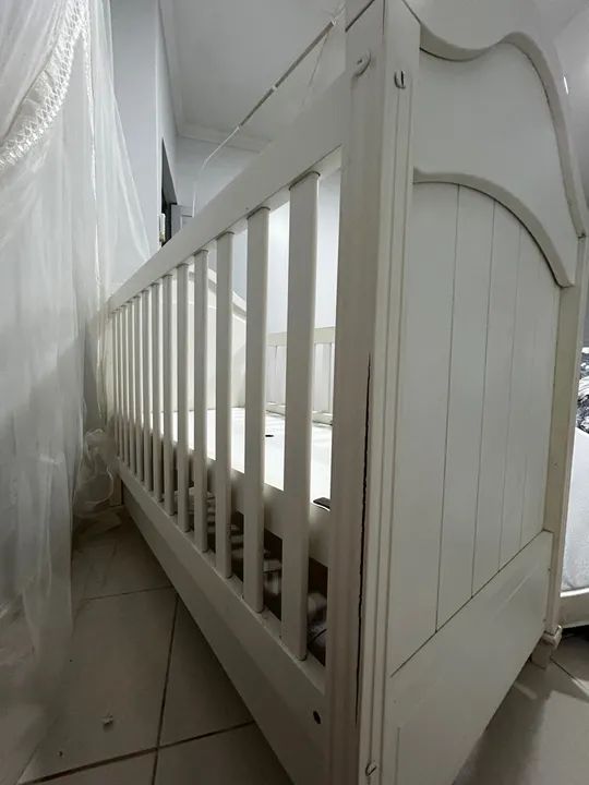 Berço infantil 100% madeira, lindo !!! - Foto 5