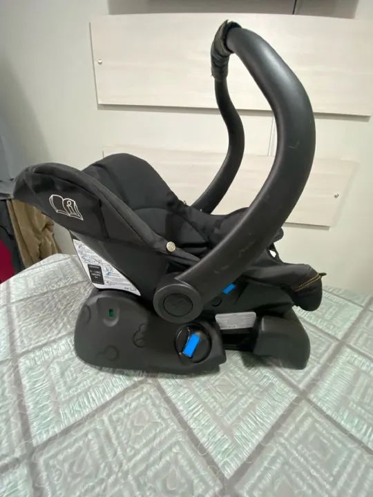 Bebê conforto Galzerano Cocoon black + Base - Foto 2