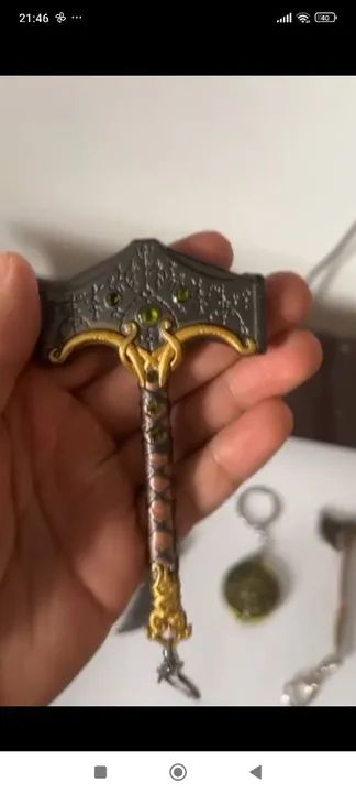 MAPA GOD OF WAR RAGNAROK + 4 CHAVEIROS<br> - Foto 3
