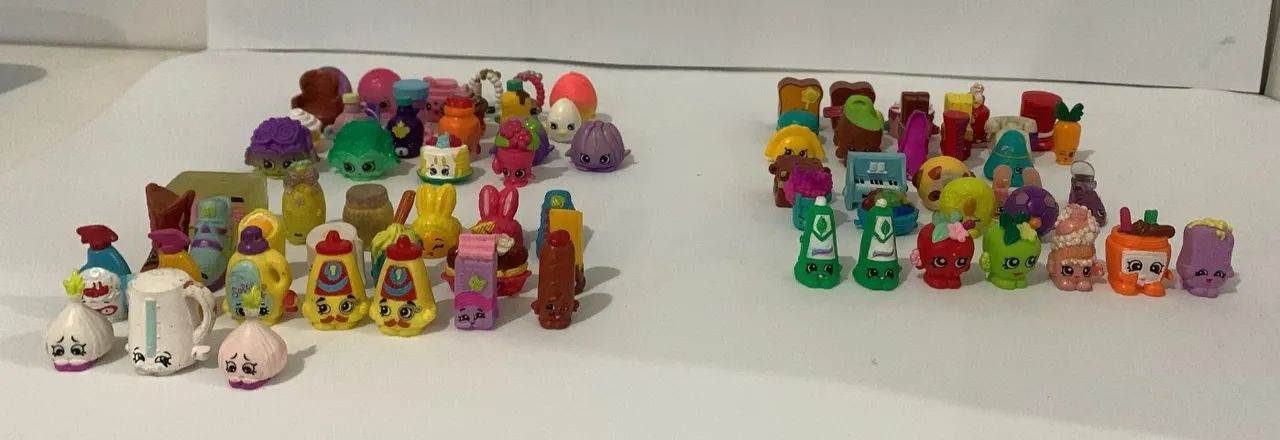 Lote Shopkins Séries Diversas Original 78 Peças
