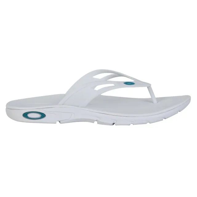 Chinelo Oakley Rest 2.0 Branco 41 - Foto 3