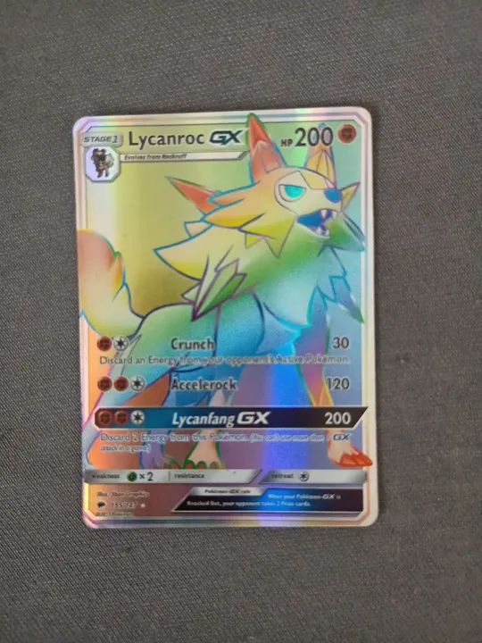 Carta Pokémon Lycanroc GX 