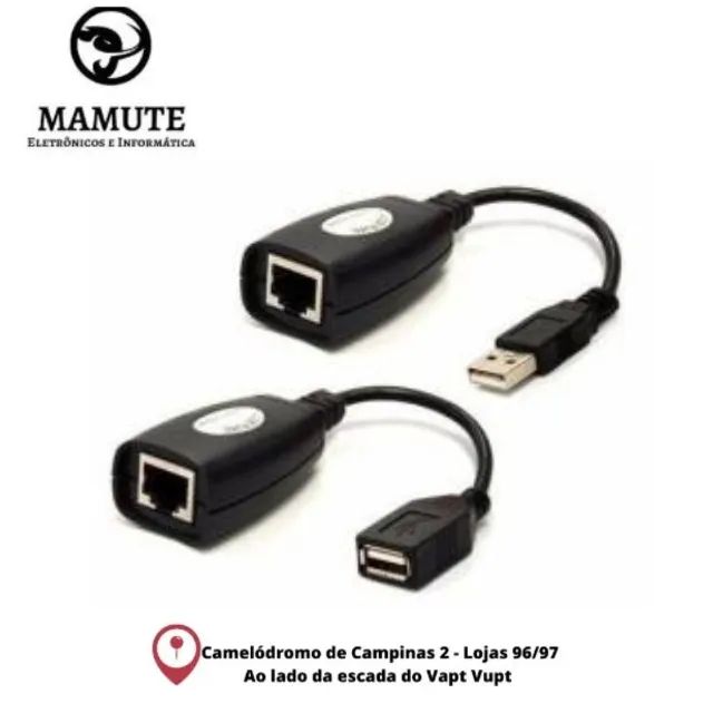 Cabo Extensor Usb Via Cabo Rj45 Até 150 Metros