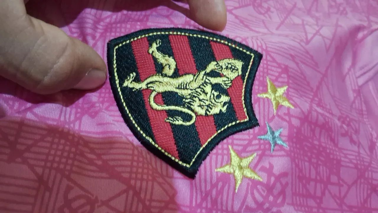 Camisa do sport rosa - Foto 4