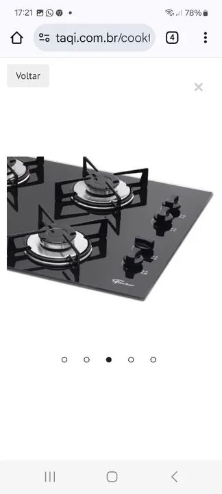 Cooktop Fischer Slim 4 bocasr   - Foto 2