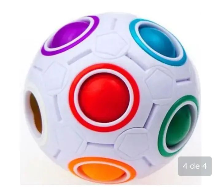 Fidget Toy Rainbow Ball Puzzle Cubo Mágico<br> - Foto 5