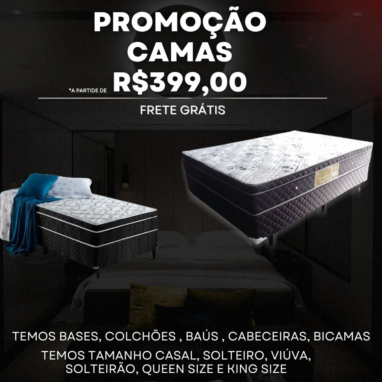 CAMAS BOX DIRETO DA FÁBRICA 