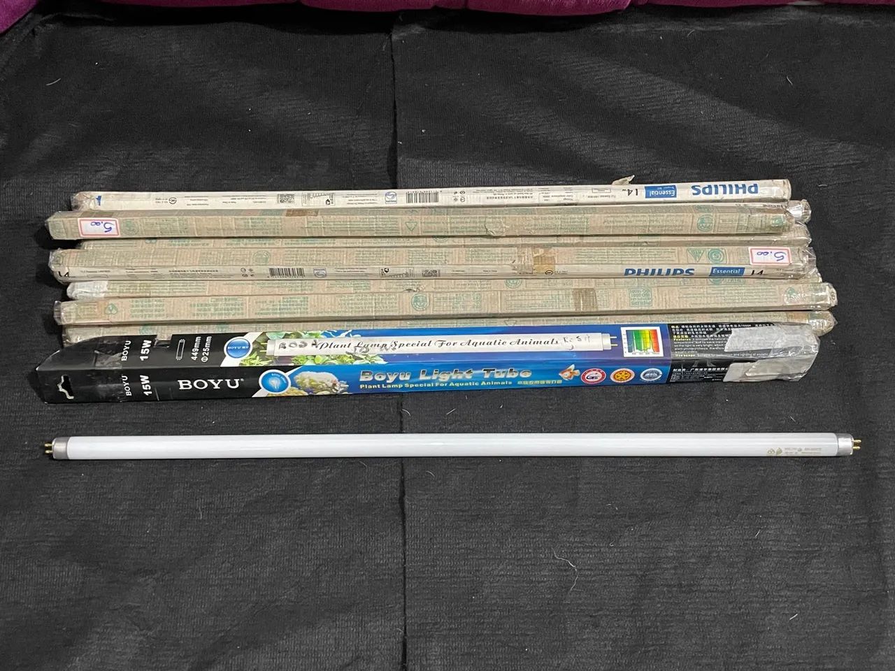 Lâmpada Tubular para Aquário BOYU 15W