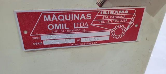 Plaina desempenadeira omil 1800x320mm - Foto 2