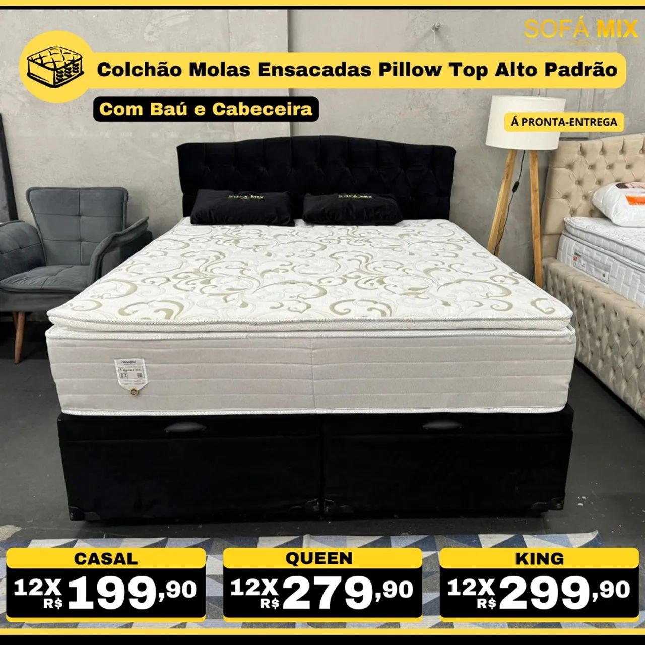 Sofá retratil reclinável New veludo 2,00 mts - Foto 4