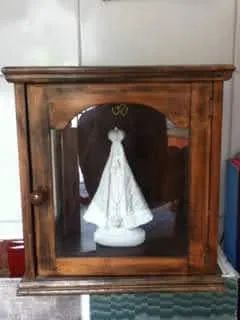 Wood and glass prayer cabinet - early 20th century - read the listing64551292758915122