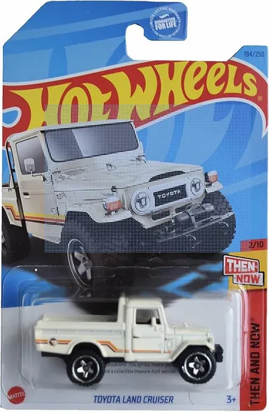 Hot Wheels Toyota Land Cruiser, Then and Now 2/10 [cream] 194/250 Regular Treasure Hunt