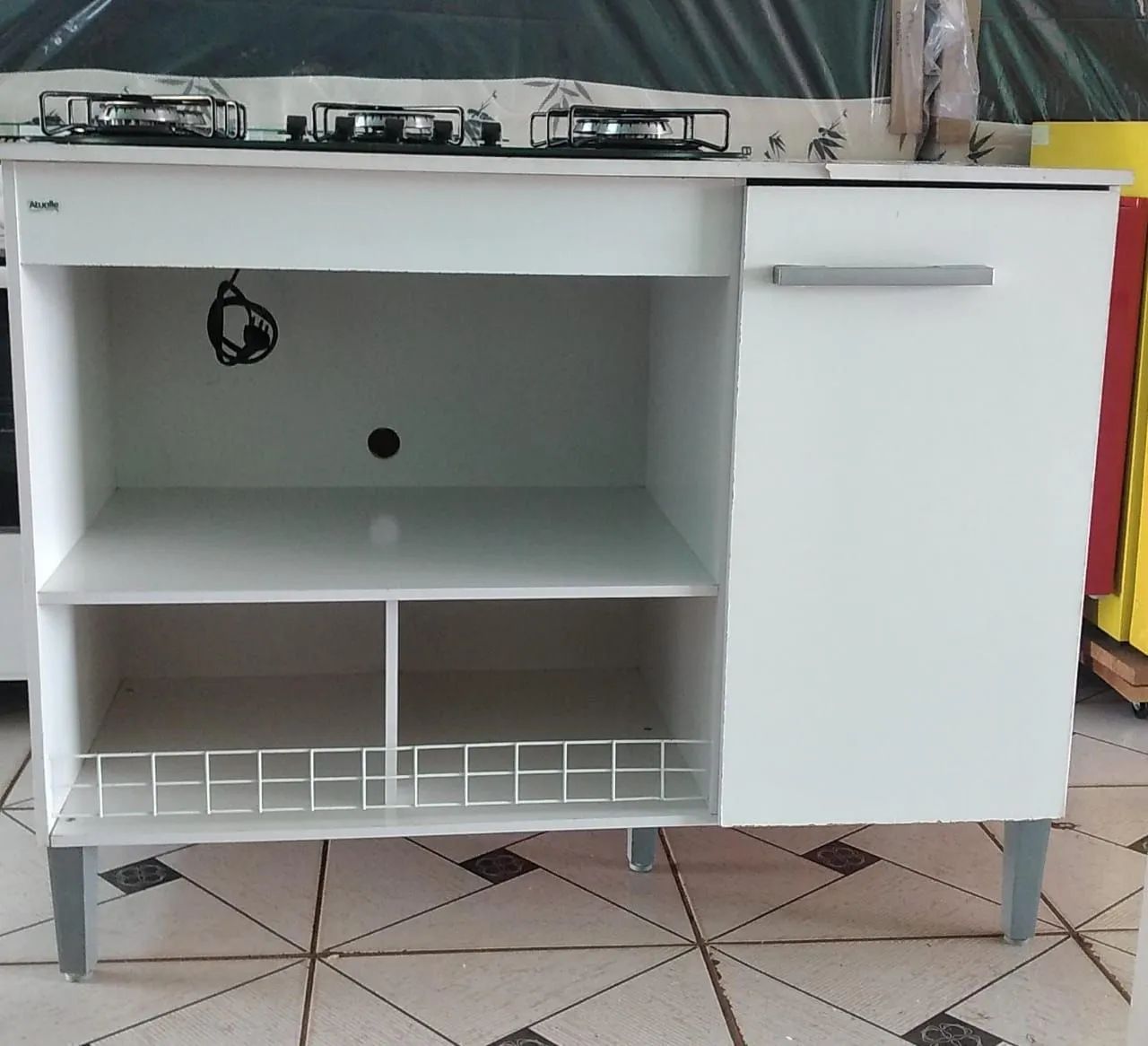 Kit Fogão cooktop realce 05 bocas com balcão usado. Fogões e Fornos