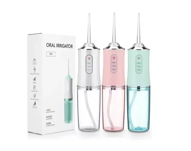 Aparelho Recarregável Limpar Prótese Dentes Protocolo Água Elétrico Fixa Móvel