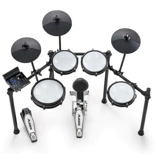 Bateria Eletrônica Alesis Nitro Max Kit 8 Peças - Foto 2