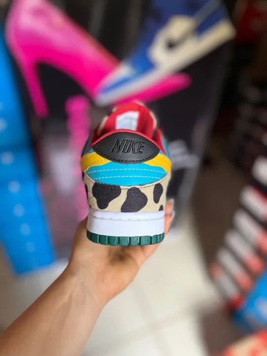 Tênis Nike Dunk estampado Vaca unissex