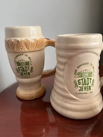 Coleção de copos caneca Alemanha Stadt Jever - Foto 2