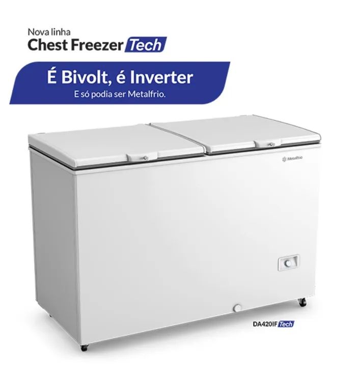 Freezer novo 417 L
