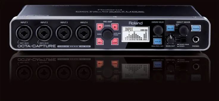DTM・DAW 811 Roland octa-capture UA-1010 Interface de Áudio Profissional Roland Octa-Capture - Qualidade de