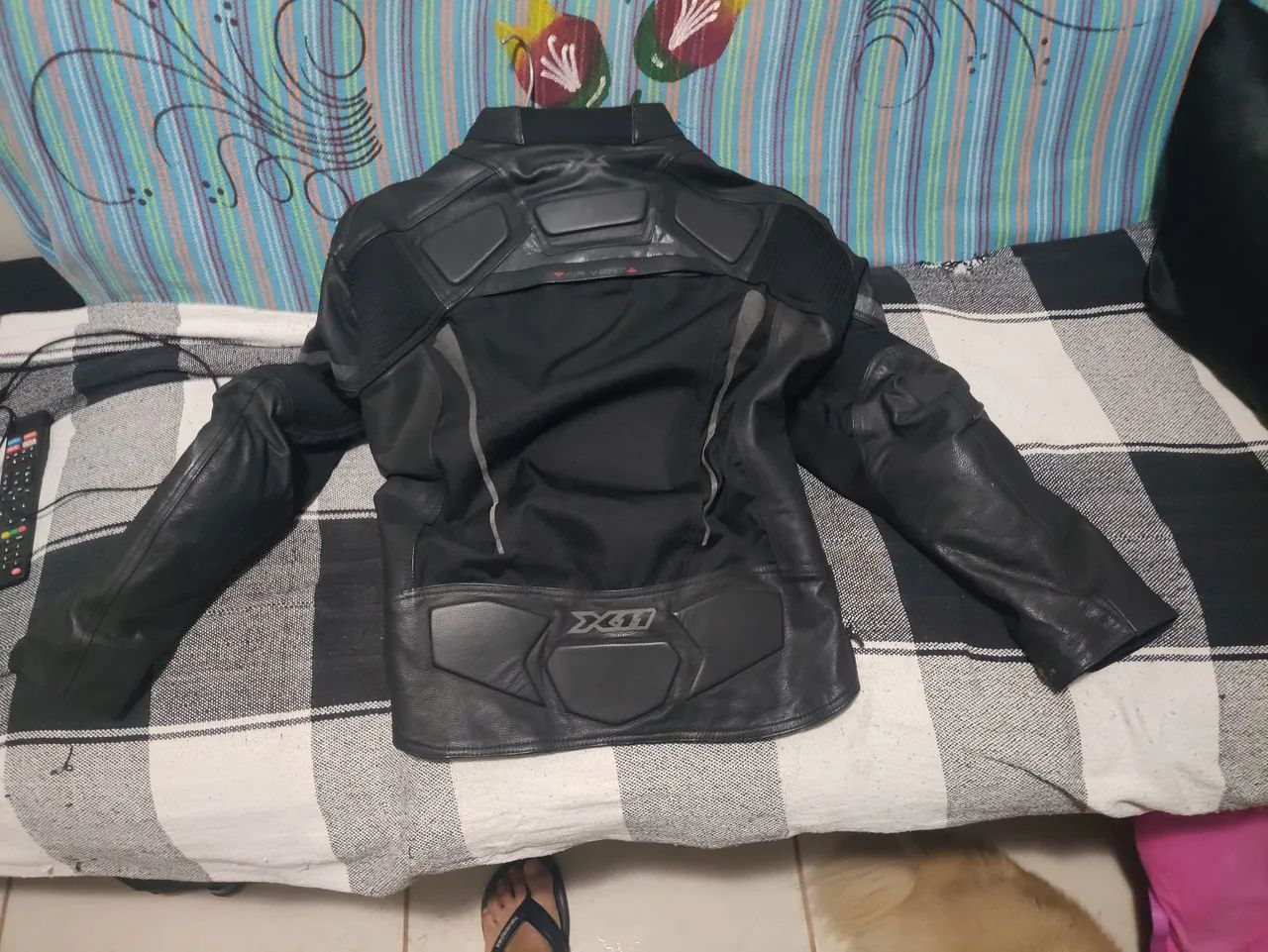 Jaqueta moto couro x11 Next gen 2g Peças para motos Mansour