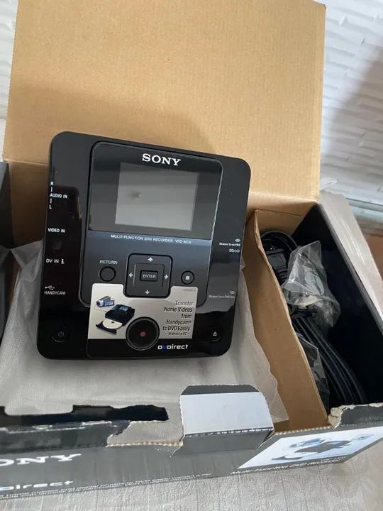 Gravador De Dvd Lcd De 2.7 Ultrassom Sony Vrd-mc6