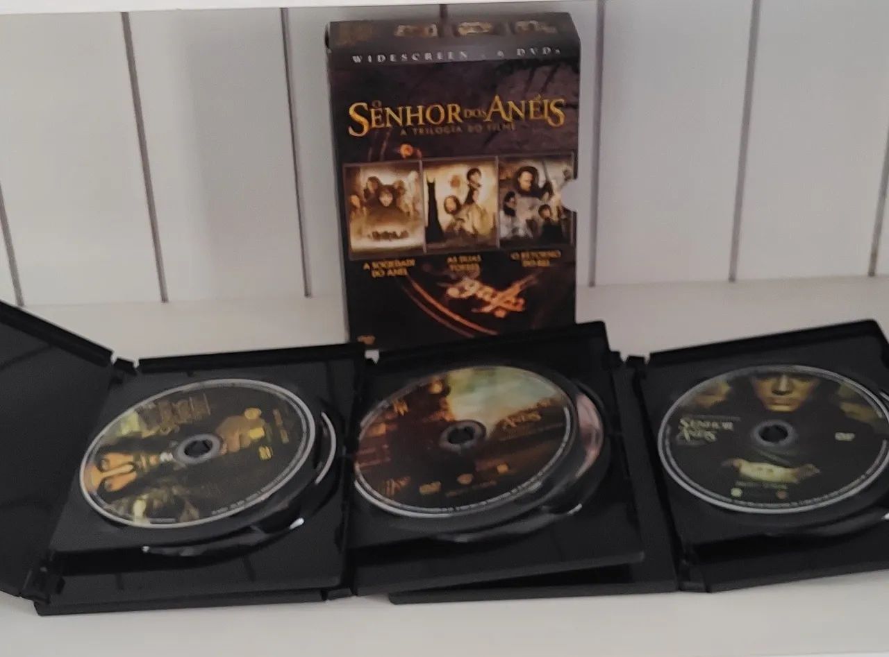 Box DVD Senhor dos Anéis - A Trilogia do Filme - Foto 5