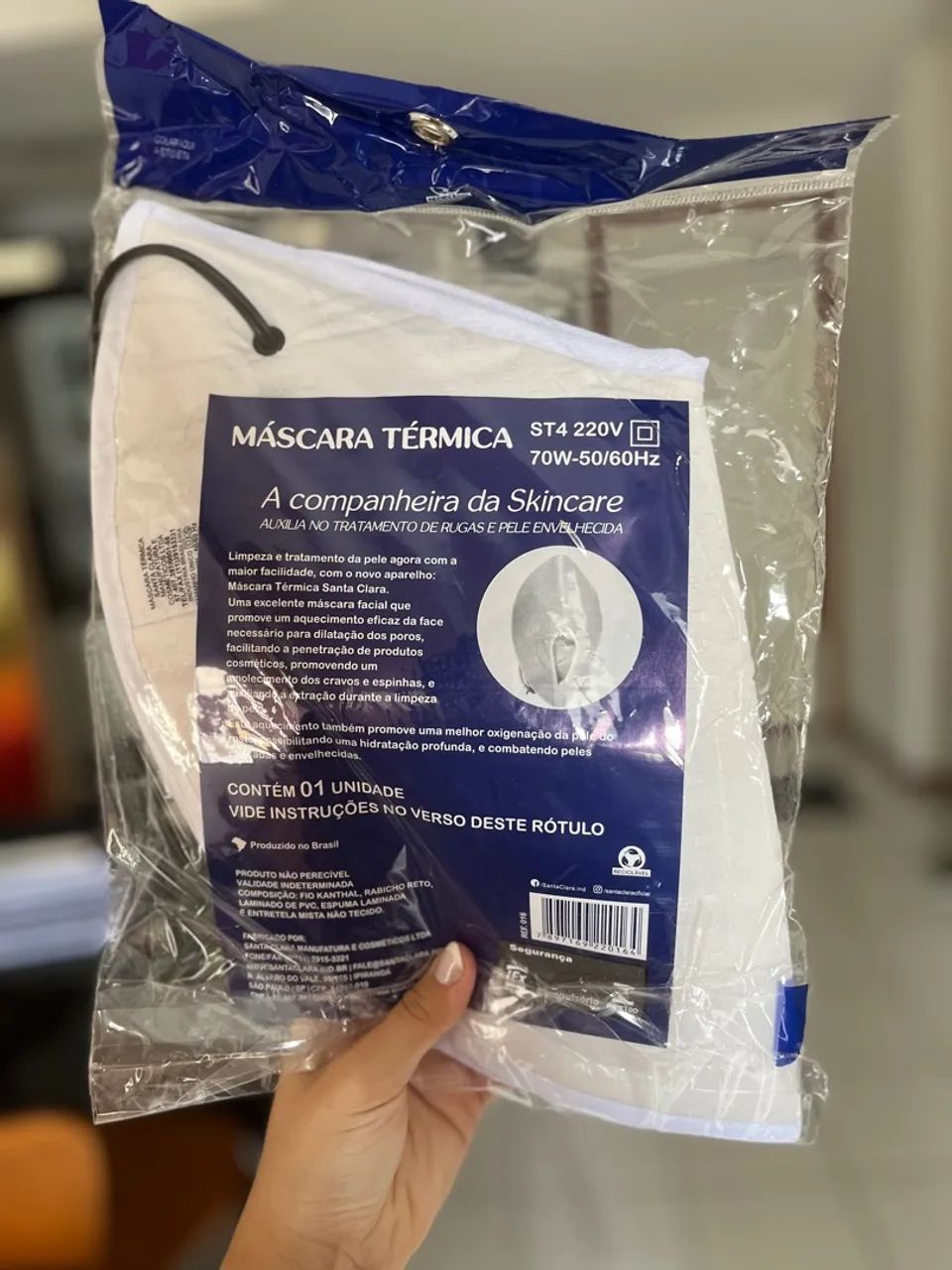 Máscara Térmica Facial Santa Clara - Nova
