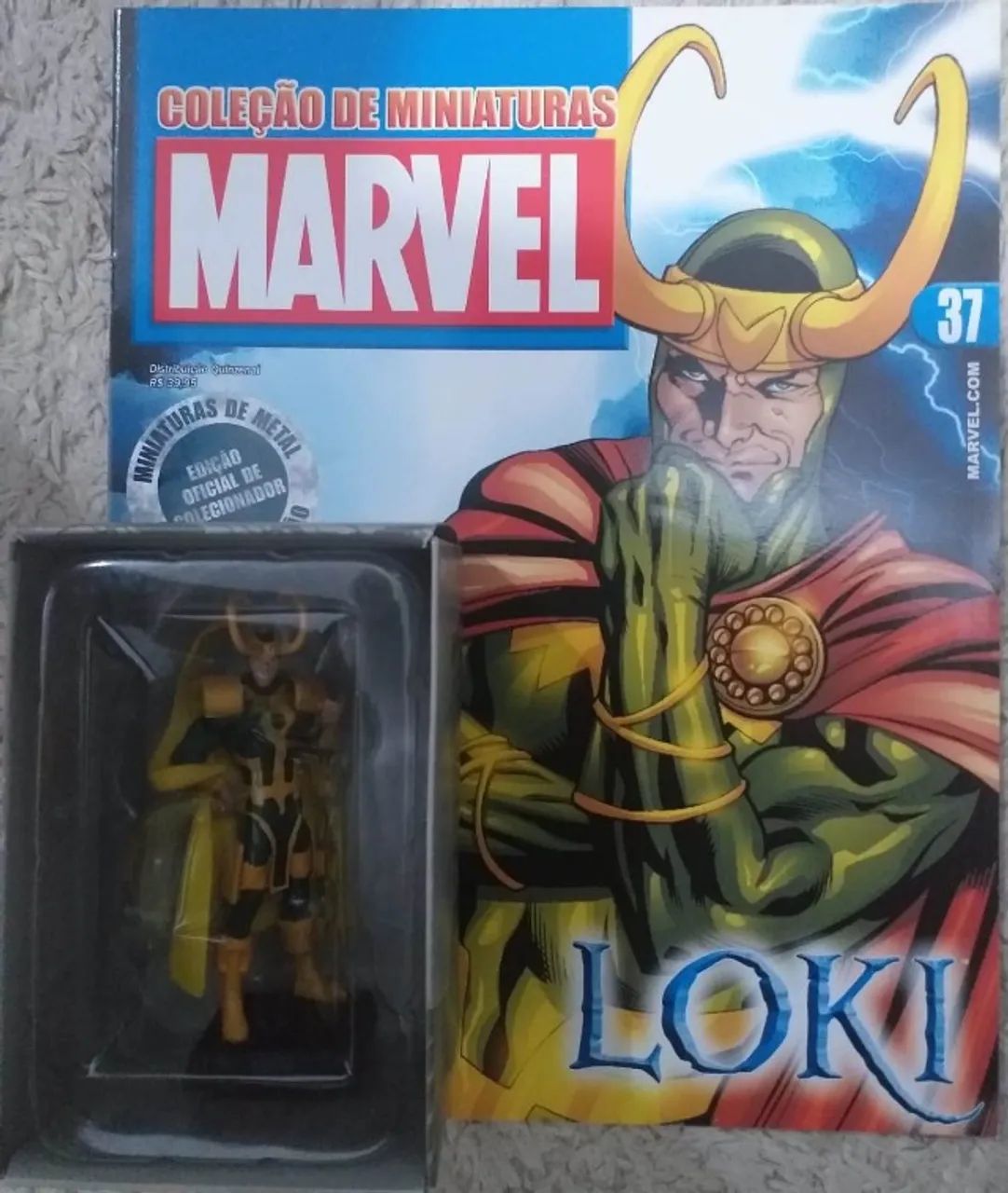 Loki - Coleção de Miniaturas Marvel Eaglemoss n. 37
