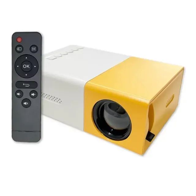 Projetor Led Portatil 1080p Cinema Filme Futebol Hdmi Tv Pc