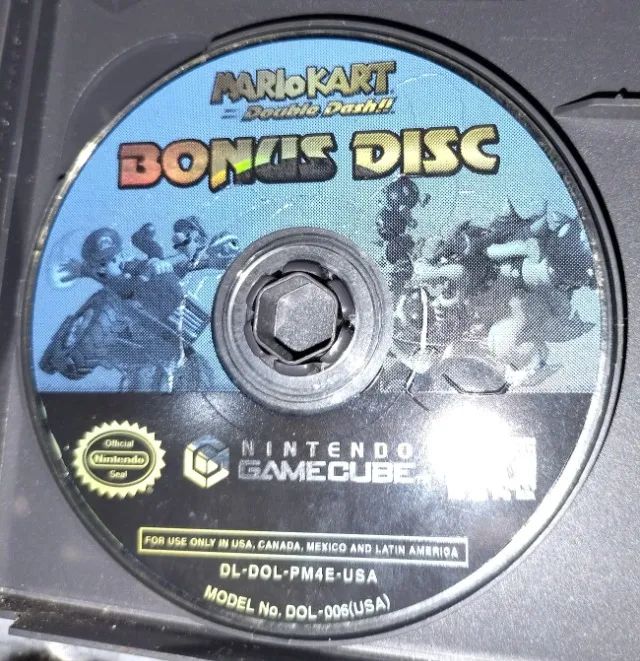 Mario Kart Double Dash com disco bônus Gamecube Raro - Foto 5